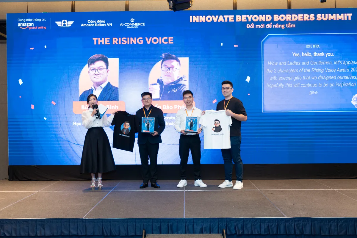 Mr. Bùi Ngọc Bình nhận giải The Rising Voice 2025 tại Innovate Beyond Borders Summit